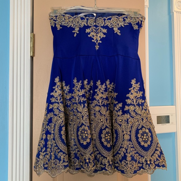 Mon Cheri Short Prom Dress - Picture 3 of 7